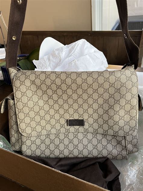 gucci gg diaper bag review